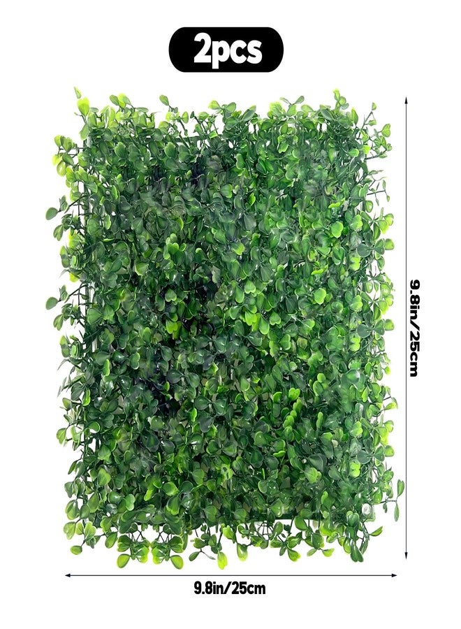 FMOACEN 2 PCS Hermit Crab Climbing Toys, Plastic Simulation Grass Aquarium Tank Decoration with 4 Suction Cups, Hermit Crab Green Plants Supplies Fake Turf, Accessories for Hermit Crab Reptile 10 x 10 Inch - Image 2